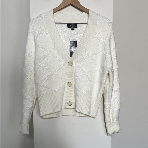 Belle By Belldini Sweaters - Belle Ivory Women's Cardigan Sweater